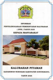 INFORMASI PENYELENGGARAAN PEMERINTAHAN KALURAHAN PIYAMAN (IPPK) TAHUN 2025